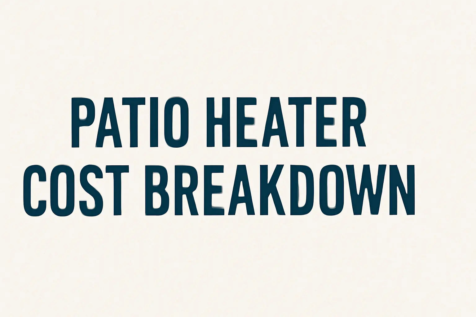 Are-Patio-Heaters-Consumers-of-Electricity-Cost-Breakdown Fire Sense/Balkene Home