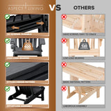 Adirondack Chair - HDPE Weather Resistant - Black Fire Sense/Balkene Home