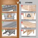 Adirondack Chair - HDPE Weather Resistant - Grey Fire Sense/Balkene Home