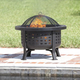 Alpina Round Slate Top Fire Pit Fire Sense