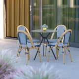 Arles French Bistro Wicker Chair – 2pk Balkene Home