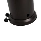 Aspect Living Mocha Finish Patio Heater with LED Table Fire Sense/Balkene Home