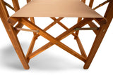 Aspect Living Walker Outdoor Folding Directors Chair Fire Sense/Balkene Home