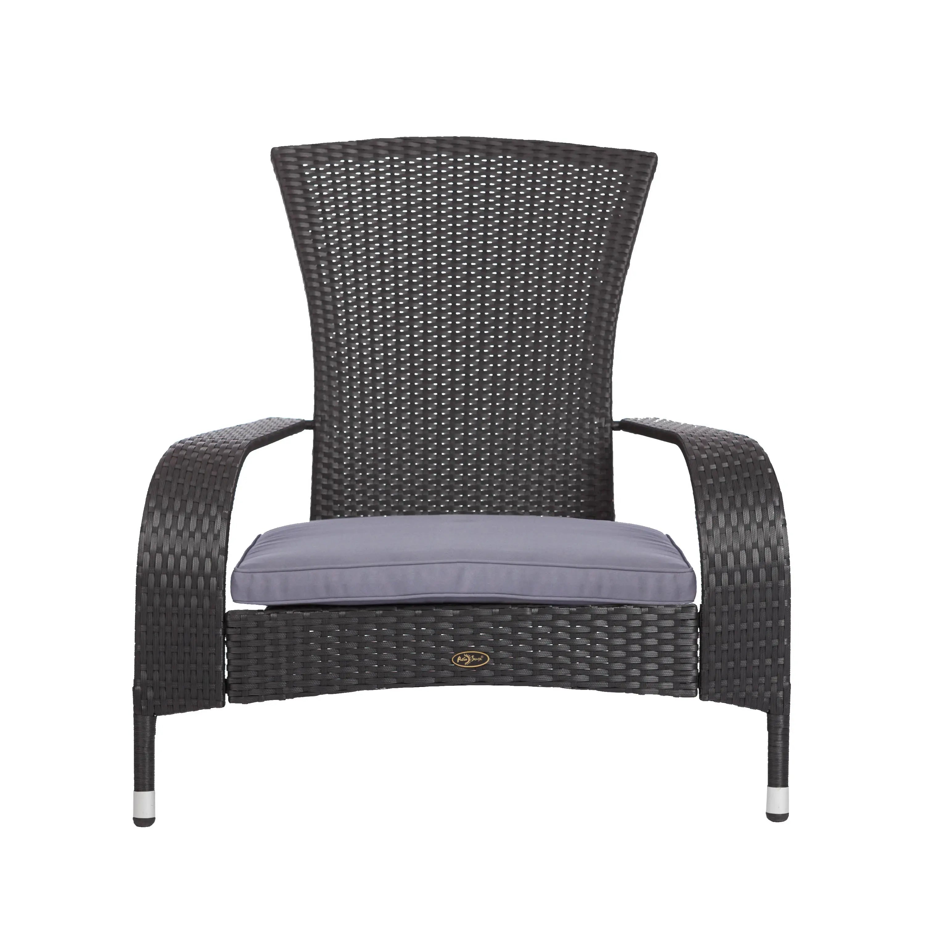 Black Coconino Wicker Chair - Fire Sense/Balkene Home
