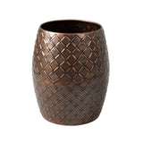 Braga Metal Stool-Table-Planter in Copper Finish - Fire Sense/Balkene Home