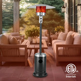 Commercial Series Patio Heater in Onyx and Stainless Steel Fire Sense