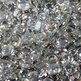 Fire Glass in Crystal Clear Half-Round Droplets (4.4 LB) - Fire Sense/Balkene Home