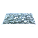 Fire Glass in Crystal Clear Half-Round Droplets (4.4 LB) - Fire Sense/Balkene Home