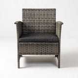 Jareth Wicker Patio Set in Gray - Fire Sense/Balkene Home