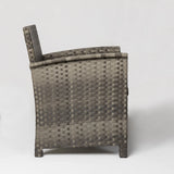 Jareth Wicker Patio Set in Gray - Fire Sense/Balkene Home