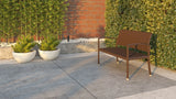 Miles Patio Bench in Mocha Wicker - Fire Sense/Balkene Home