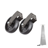 Mocha Wheel Kit for Pyramid Flame Patio Heaters Fire Sense
