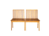 Modular Folding Wooden Bench – 2 Pc. Fire Sense/Balkene Home