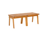 Modular Folding Wooden Bench – 2 Pc. Fire Sense/Balkene Home