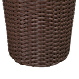 Noah Round Wicker Planter 2-piece Set in Mocha Balkene Home