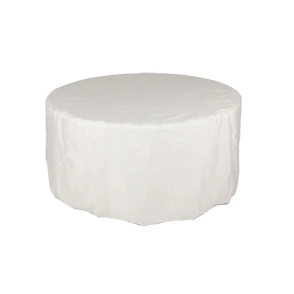 Outdoor Nylon Fire Pit Cover in Khaki for Fire Sense Round Gas Fire Pits Fire Sense