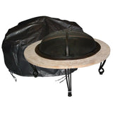 Outdoor Vinyl Cover for Large Round Wood-Burning Fire Pits - Fire Sense/Balkene Home