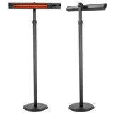 Pole Mounted Electric Patio Heater Fire Sense/Balkene Home