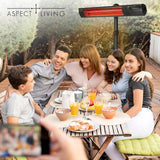 Pole Mounted Electric Patio Heater Fire Sense/Balkene Home