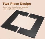 Pyramid Flame Patio Heater Accessory Table - Black Fire Sense/Balkene Home
