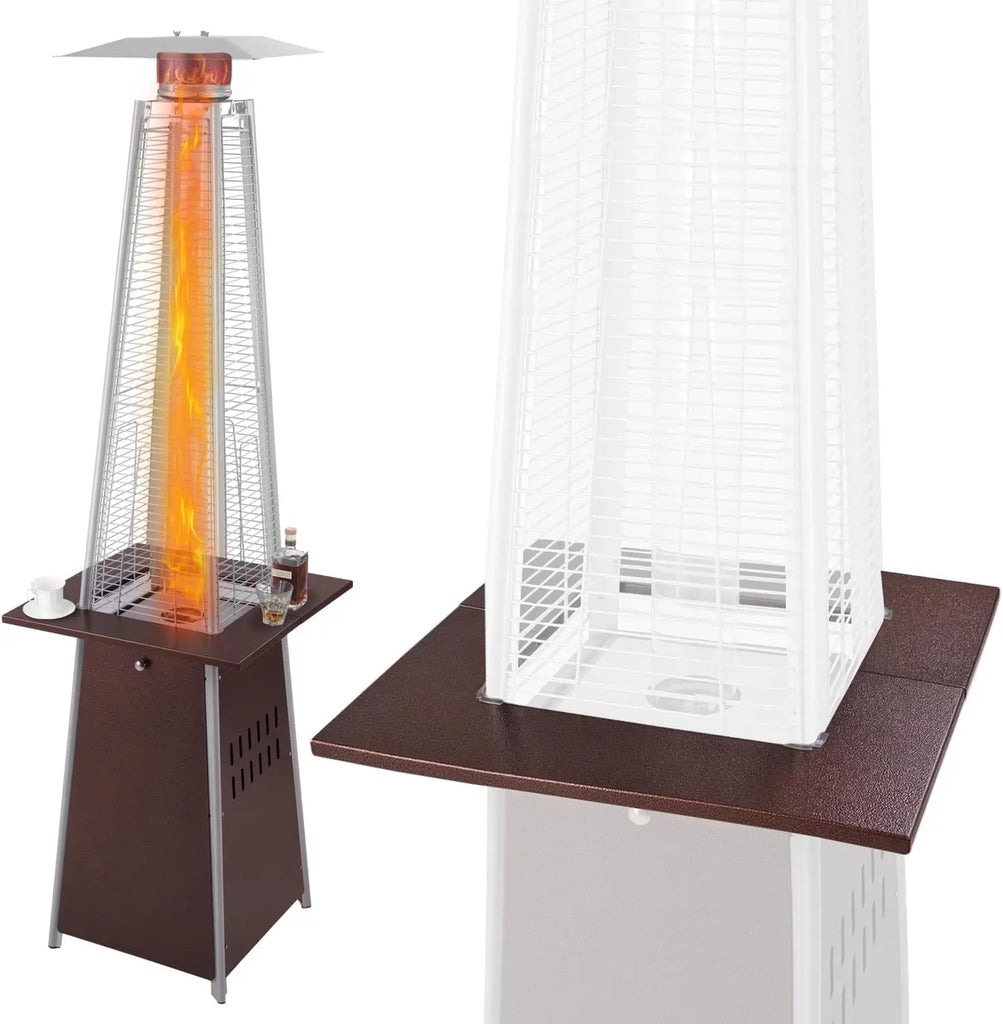Pyramid Flame Patio Heater Accessory Table - Bronze Fire Sense/Balkene Home
