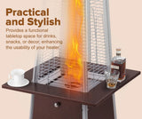 Pyramid Flame Patio Heater Accessory Table - Bronze Fire Sense/Balkene Home