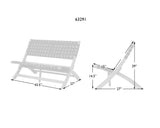 Sava Indoor-Outdoor Folding Bench - Fire Sense/Balkene Home