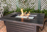 Sawyer 48" Rectangular Aluminum Convertible Gas Fire Pit Table - Fire Sense/Balkene Home