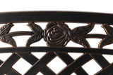 Scarlet Cast Aluminum Patio Bench - Fire Sense/Balkene Home