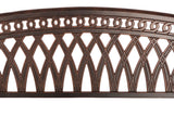 Simone Cast-Aluminum Patio Bench - Fire Sense/Balkene Home