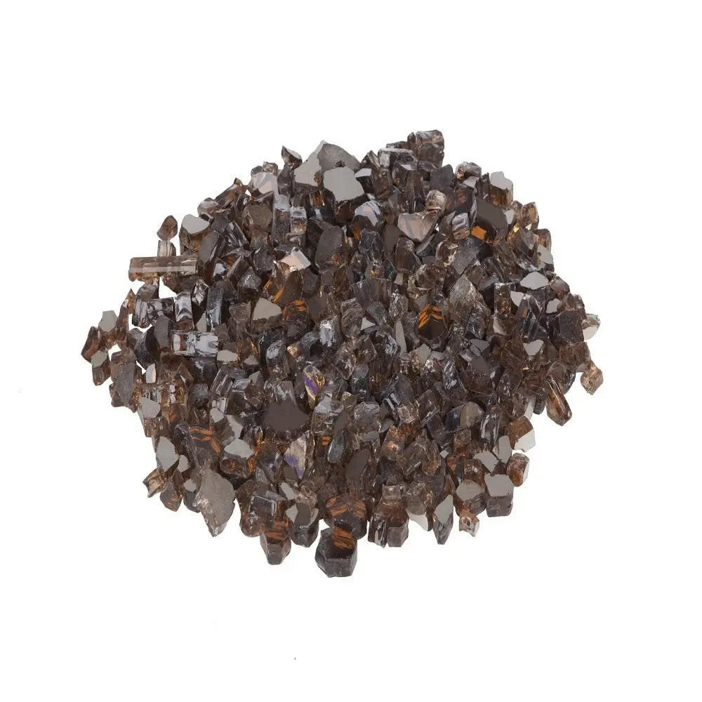 Sparkling Fire Glass in Burnt Bronze Fire Sense