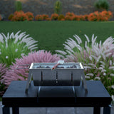 Stainless Steel Foldaway Charcoal Grill Fire Sense