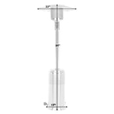Stainless Steel Pro Series Patio Heater Fire Sense