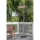 Stainless Steel Telescoping Offset Pole Mounted Infrared Patio Heater - Fire Sense/Balkene Home