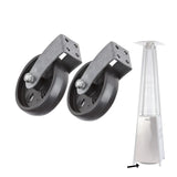 Stainless Steel Wheel Kit for Pyramid Flame Heaters Fire Sense