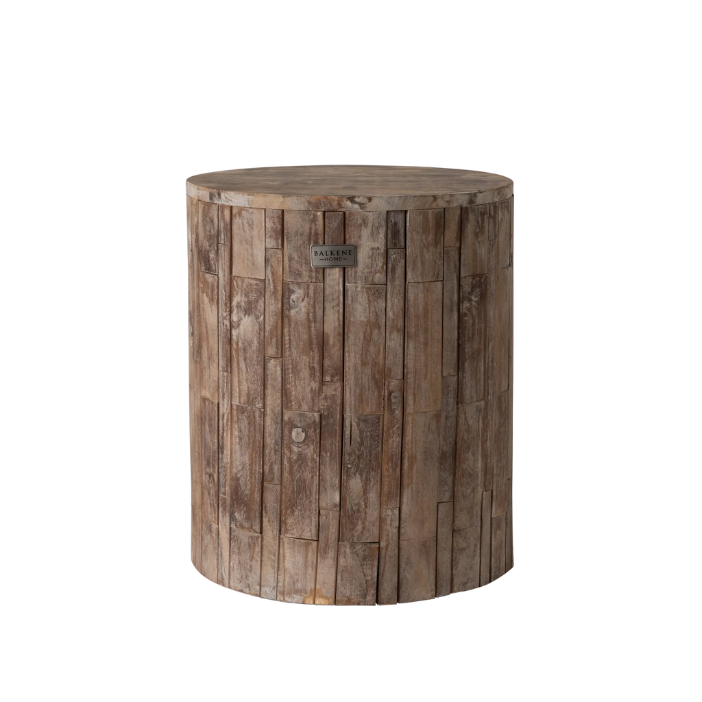 Elyse Round Indoor/Outdoor Garden Stool/Table - Fire Sense/Balkene Home