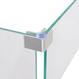 Tempered Glass Wind Guard for Square Fire Pit - Fire Sense/Balkene Home