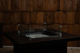 Tempered Glass Wind Guard for Square Fire Pit - Fire Sense/Balkene Home