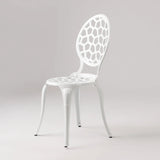 Vashon Aluminum 3-piece Bistro Set in White - Fire Sense/Balkene Home