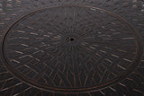 Verona 44" Round Woven Aluminum Convertible Gas Fire Pit Table - Fire Sense/Balkene Home