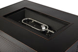 Weyland 48" Rectangular Hammered Aluminum Convertible Gas Fire Pit Table - Fire Sense/Balkene Home